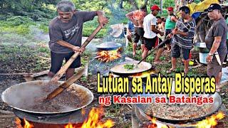 Lutuan sa Probinsya Antay Bisperas ng Kasalan sa Batangas | Isang Baboy, Kalamay, Tamales, Suman