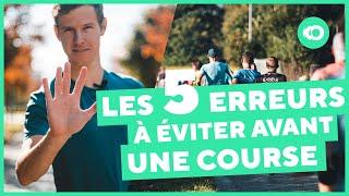 Les 5 erreurs à éviter avant une course