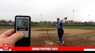 Sidnee Puffpaff 2024 Outfielder/Corner Softball Skills Video