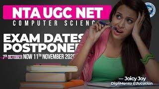 NTA UGC NET Exam Dates Postponed | Computer Science Date Changed