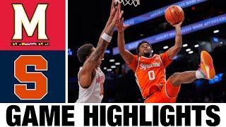 Syracuse vs Maryland Highlights | NCAA Men's Basketball | 2024 College Basketball