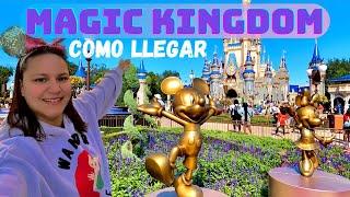 Como se llega a Magic Kingdom y conociendo a Mickey #magickingdom #disneyworld #mickey