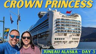 Crown Princess Alaska Cruise: Juneau AK - Mendenhall Glacier & Nugget Falls (Day 3 VLOG)