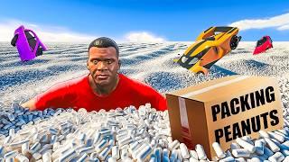 Testing cars vs packing peanuts in GTA 5