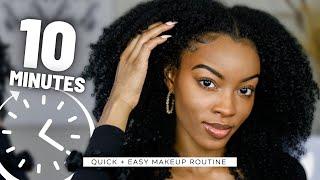 QUICK & EASY 10 MINUTE MAKEUP ROUTINE | Slim Reshae