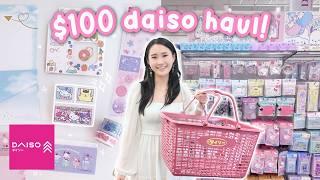 DAISO shop with me + huge haul!  Sanrio, stationery, and more~