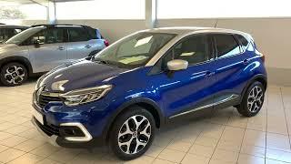 Présentation, essai statique RENAULT CAPTUR PHASE 2 1,3 TCE 130 ch BVM6 INTENS BLEU IRON TOIT GRIS