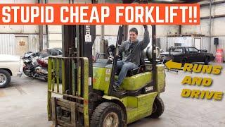 I Bought The CHEAPEST Running And Driving Clark FORKLIFT In The COUNTRY *Best Deal Ever*