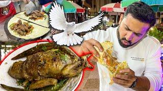 WE ATE PIGEON IN DINNER   Socha Nhi tha Kabootar Khaenge AJ | Egyptian Street Food