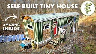 Retired Woman Builds Her Own Affordable Off-Grid Tiny House – Inspired by 19th Century Vardo Wagons