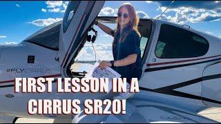My FIRST Lesson in a CIRRUS SR20