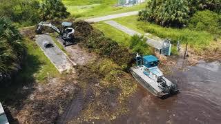 Truxor T30 bobcat E32 , and bobcat Tool Cat working in Florida wetlands