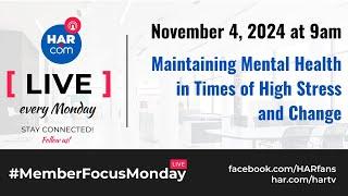 #MemberFocusMonday - Maintaining Mental Health in Times of High Stress and Change