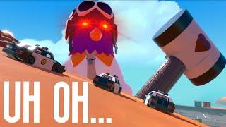 I used a HAMMER CAR to evade the COPS!? | Trailmakers