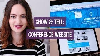 Design show & tell: Conference website | CharliMarieTV