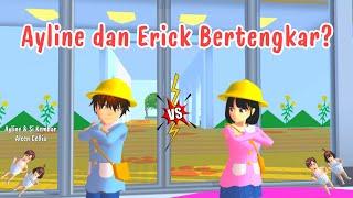 Ayline & Si Kembar Alcen Cellia | Ayline dan Erick Bertengkar? | Sakura School Simulator