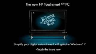 HP Touchsmart 600 PC Patty Cake.mov