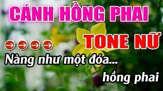 Cánh Hồng Phai Karaoke Tone Nữ ( C#m ) Karaoke Lâm Beat - Beat Mới