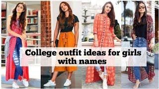 Types of college outfit ideas for girls with names l THE GLAM STYLE