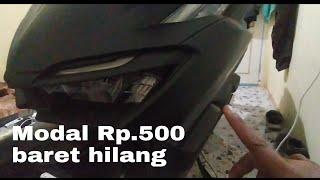 Cara menghilangkan baret di Vario 160 CBS Black Matte modal 500rupiah