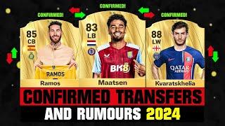 FIFA 25 | NEW CONFIRMED TRANSFERS & RUMOURS!  ft. Maatsen, Sergio Ramos, Kvaratskhelia... etc