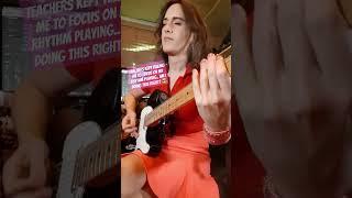 Rhythm guitar.. but different  #weirdguitar #guitarjam #guitarist #guitarloop #trans #nonbinary