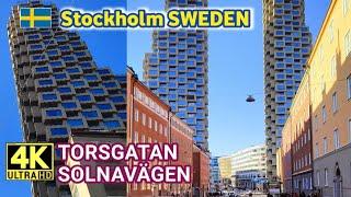 [4K]  SWEDEN, Stockholm City | Torsgatan to Solnavägen | WALKING TOUR | 4K EuroWalk-Jhunn Ramones