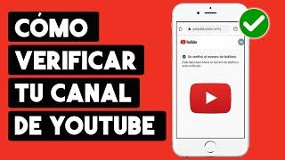 Como Verificar mi Canal de Youtube desde mi Celular