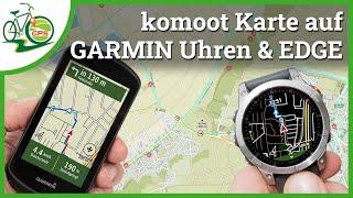 komoot Karte auf Garmin - Kartennavigation für EDGE, Fenix, Epix, Venu & Co