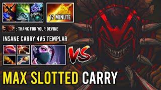 How to Get 12 Min Radiance Bloodseeker Max Slotted Against Divine Rapier 4v5 Templar Assassin Dota 2