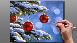 How to Paint Christmas Charms | Step-by-Step Acrylic Painting