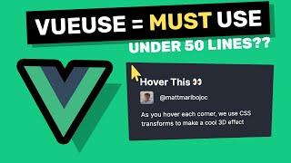 FAST 3D Hover Effects with VueUse