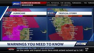 Milton remains a catastrophic category 5 hurricane as it approaches Florida's west coast