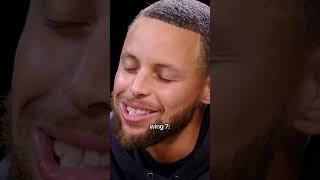 Steph Curry's reaction to every wing on Hot Ones 