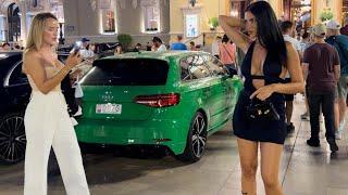 MILLIONAIRE LADIES AND SUPERCARS IN MONACO-Richest Country in The World