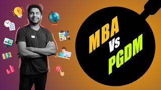 MBA vs PGDM #MBA #PGDM