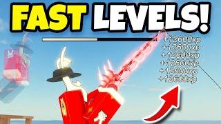 The BEST Way To LEVEL FAST In FISCH Roblox!