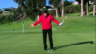 [HD] Nick Faldo - 100 Yard Wedge Shot Tips