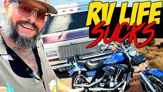 Living in a Vintage Class A RV is a NIGHTMARE | Cross Country Trip