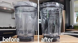 Clean Cloudy Vitamix Containers: Easy how to!