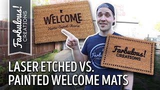 How to Laser Etch a Coir Welcome Mat (Revisiting Technique)