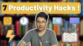 Top 7 PRODUCTIVITY Hacks I Learned | Make IT WORTH YOUR TIME | Aenish Shrestha