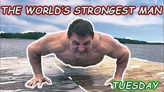 One Week With World's Strongest man Big Z TUESDAY