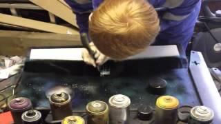 How To Spray Paint Art - Cityscape With Driftington Aka Connor