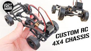 The Most Scale Micro Crawler Yet? Fully 3D Printed 4x4 Truck Chassis For Converting Models to RC 