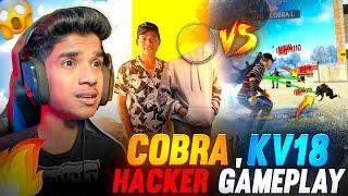 LEGENDS PLAYING LIKE HACKER |DFG KV-18 ,COBRA VS PRO'S | FREE FIRE IN TELUGU #dfg #freefire