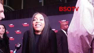 Taraji P. Henson Speaks With BlackSportsOnline At What Men Want Movie Screening