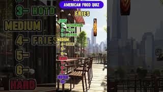 Can you guess the American Food with a picture