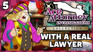 Lawyer & Voice Actor Play Miles Edgeworth Ace Attorney Investigations! Part 5