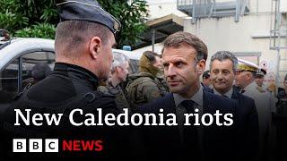 Macron says French police to remain in riot-hit New Caledonia | BBC News